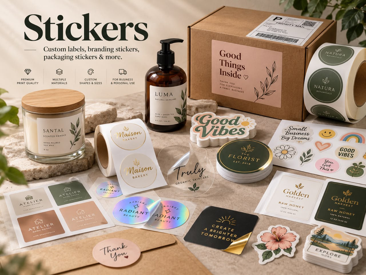 Stickers printing by Kwik Color
